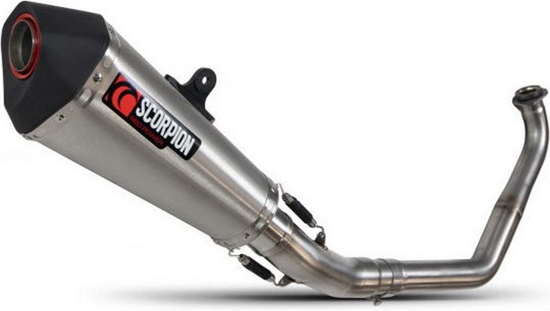 Scorpion / スコーピオンマフラー Serket Taper Full System Brushed Stainless Steel Sleeve | RYA113SYSSEO