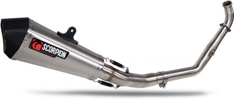 Scorpion / スコーピオンマフラー Serket Taper Full System Brushed Stainless Steel Sleeve | RYA115SYSSEO