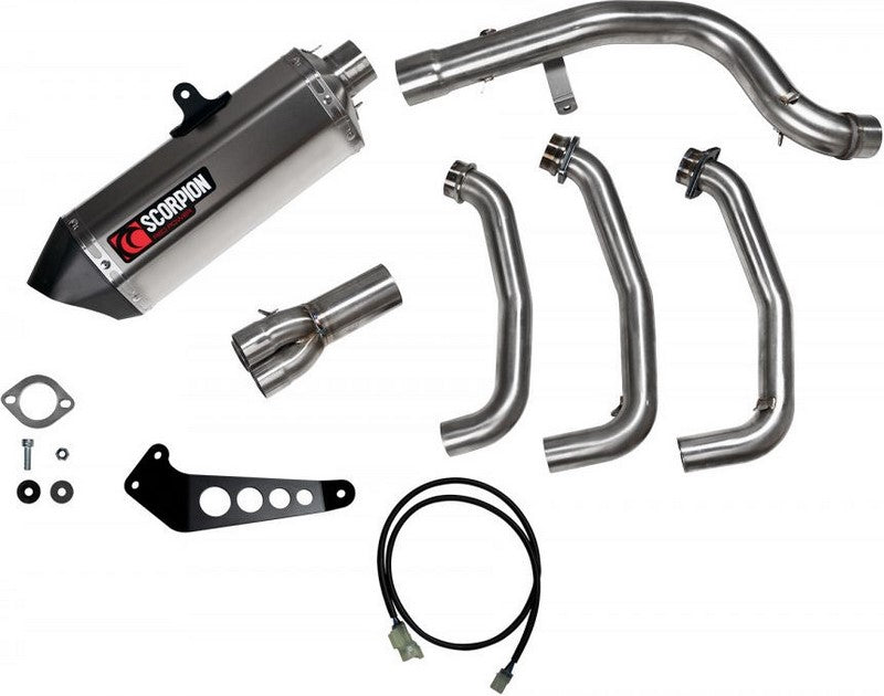 Scorpion / スコーピオンマフラー Serket フルシステム チタン スリーブ (非EU認証) | RYA116SYSTEO