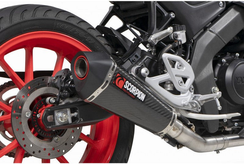 Scorpion Mufflers Serket Taper Full System Carbon Fibre Sleeve | RYA119SYSCEO