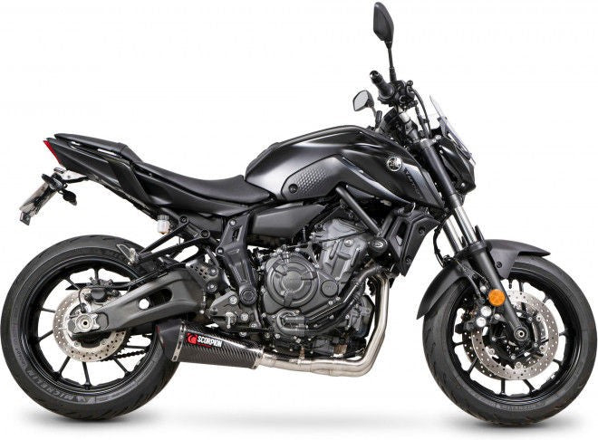 Scorpion Mufflers Serket Taper Full System Carbon Fibre Sleeve | RYA121SYSCEO