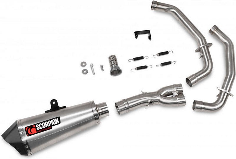 Scorpion Mufflers Serket Taper Full System Brushed Stainless Steel Sleeve | RYA124SYSSEO