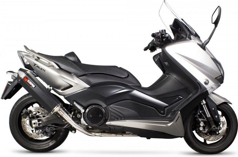 Scorpion / スコーピオンエキゾースト Serket フルシステム ブラックセラミックコーティングスリーブ Yamaha TMAX 530 2012 - 2016 | RYA182BCER