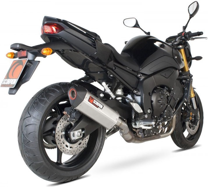 Scorpion / スコーピオンエキゾースト Serket スリップオン ステンレススリーブ eマーク Yamaha FZ8 2010 - 2016 | RYA87SEO