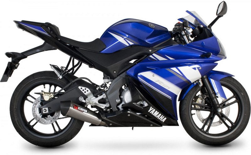 Scorpion / スコーピオンエキゾースト Serket テーパーフルシステム ステンレススリーブ eマーク Yamaha YZF R 125 08-13 2008 - 2013 | | RYA90SYSSEO