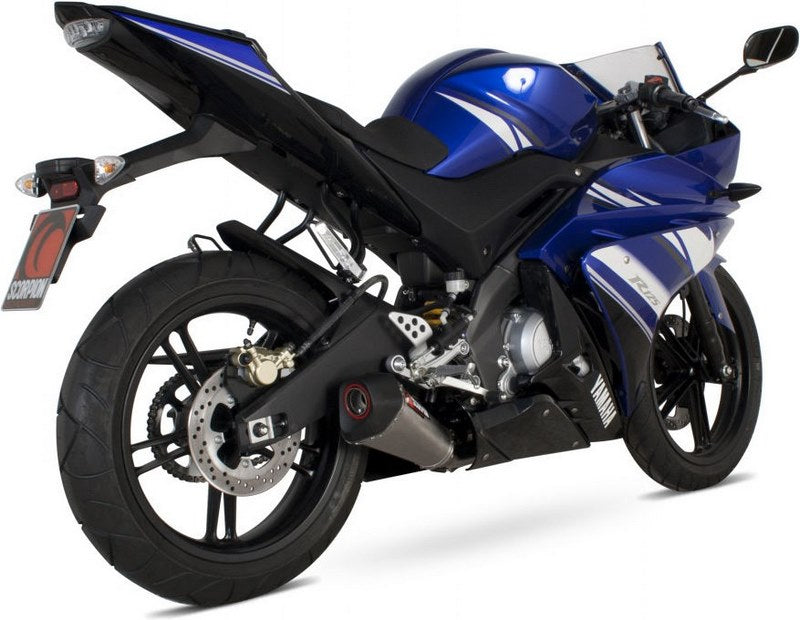 Scorpion / スコーピオンエキゾースト Serket テーパーフルシステム ステンレススリーブ eマーク Yamaha YZF R 125 08-13 2008 - 2013 | | RYA90SYSSEO