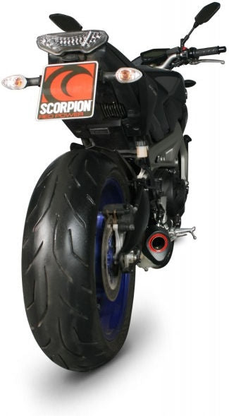 Scorpion / スコーピオンエキゾースト Serket テーパーフルシステム ステンレススリーブ Yamaha MT 09 2013 - 2018 | RYA93SYSSEO
