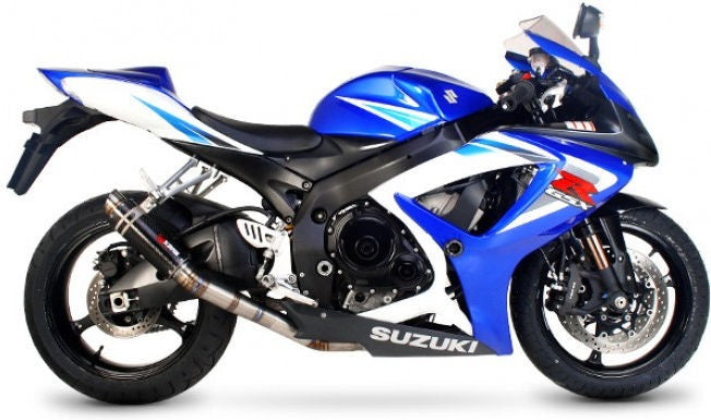 Scorpion / スコーピオンエキゾースト RP1-GP スリップオン カーボンファイバースリーブ Suzuki GSX-R 600 06-07 2006 - 2007 | SI1000CEM