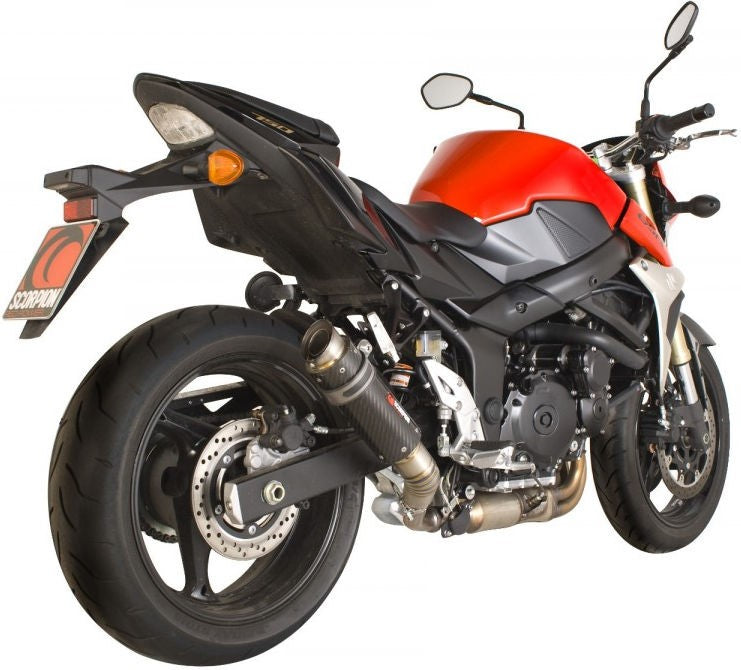 Scorpion / スコーピオンエキゾースト RP1-GP スリップオン カーボンファイバースリーブ eマーク Suzuki GSR 750 2011 - 2016 | SI1006CEM