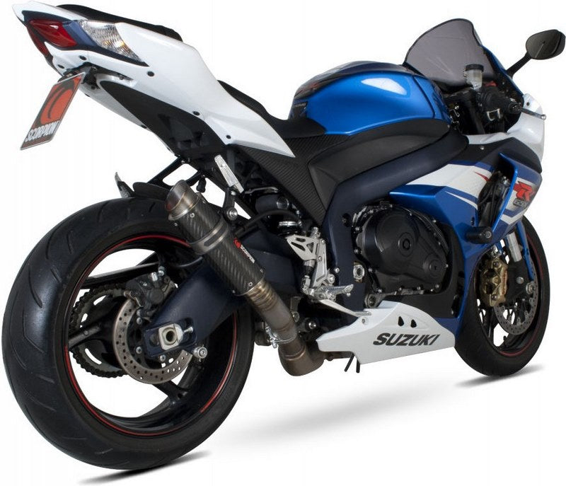 Scorpion / スコーピオンエキゾースト RP1-GP スリップオン カーボンファイバースリーブ eマーク Suzuki GSX-R 1000 12-16 2012 - 2016  | SI1007CEM