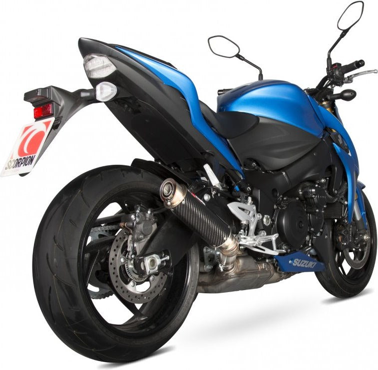 Scorpion / スコーピオンエキゾースト RP1-GP スリップオン カーボンファイバースリーブ eマーク Suzuki GSX-S 1000 & F 15-17 2015 - 2 | SI1009CEM