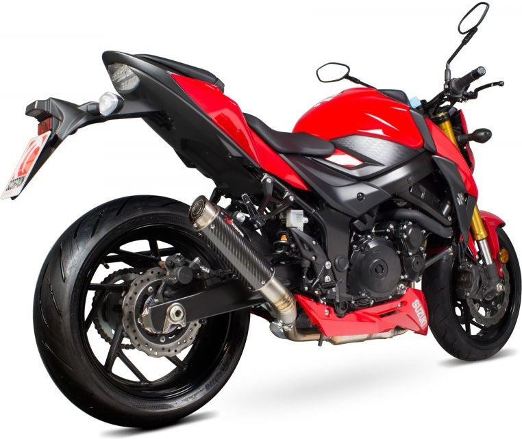 Scorpion / スコーピオンエキゾースト RP1-GP スリップオン カーボンファイバースリーブ eマーク Suzuki GSX-S 750 17-Current 2017 - 2 | SI1010CEM