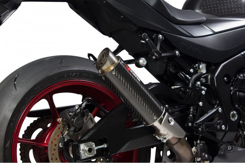 Scorpion / スコーピオンエキゾースト RP1-GP スリップオン カーボンファイバースリーブ Suzuki GSX-R 1000 17-Current 2017 - 2018 | SI1011CEM