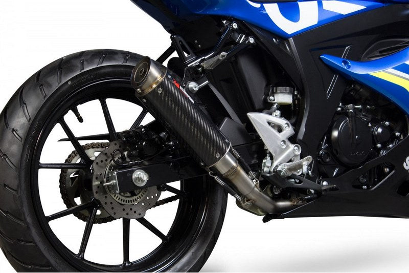 Scorpion / スコーピオンエキゾースト RP1-GP フルシステム カーボンファイバースリーブ Suzuki GSX-R125 2017 - 2018 | SI1012CEM