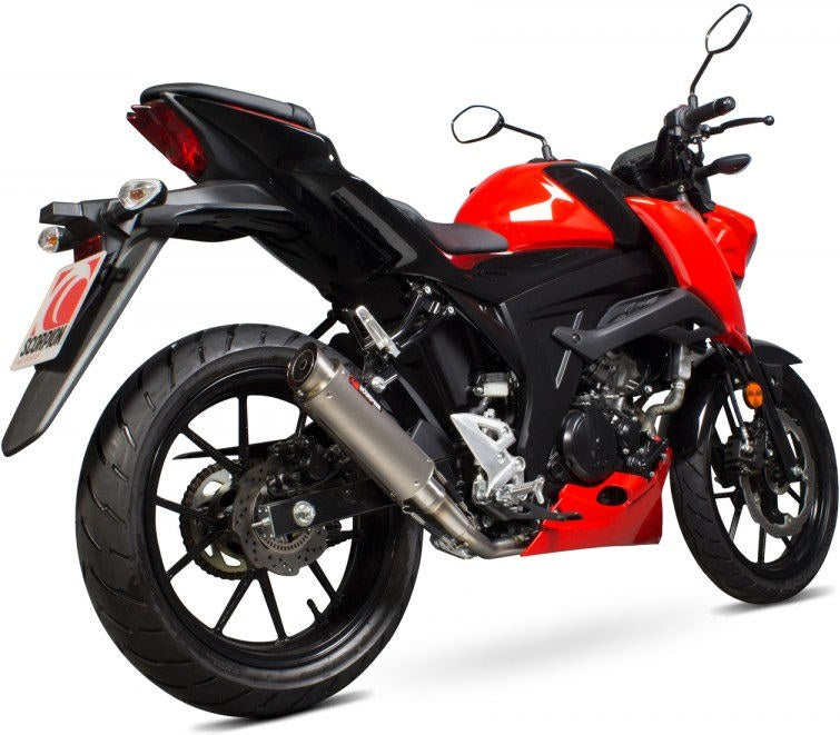Scorpion / スコーピオンエキゾースト RP1-GP フルシステム チタンスリーブ Suzuki GSX-S 125 2017 - 2018 | SI1013TEM