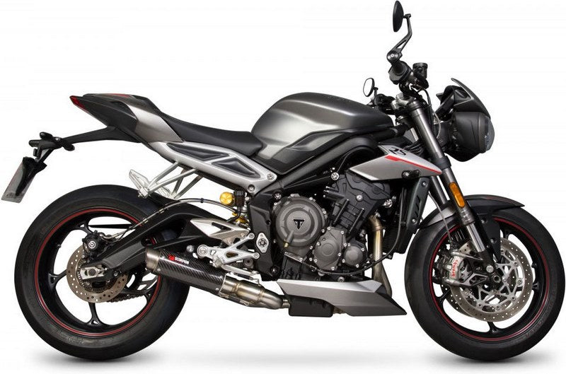 Scorpion / スコーピオンエキゾースト RP1-GP スリップオン カーボンファイバースリーブ eマーク Triumph Street Triple 765 17-Current | TR1001CEM