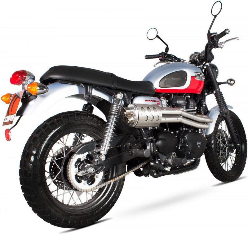 SCORPION / スコーピオンマフラー カスタムサイレンサー フルシステム ブラッシュドステンレスフィニッシュ EC 公認 | TR80SEOSYS