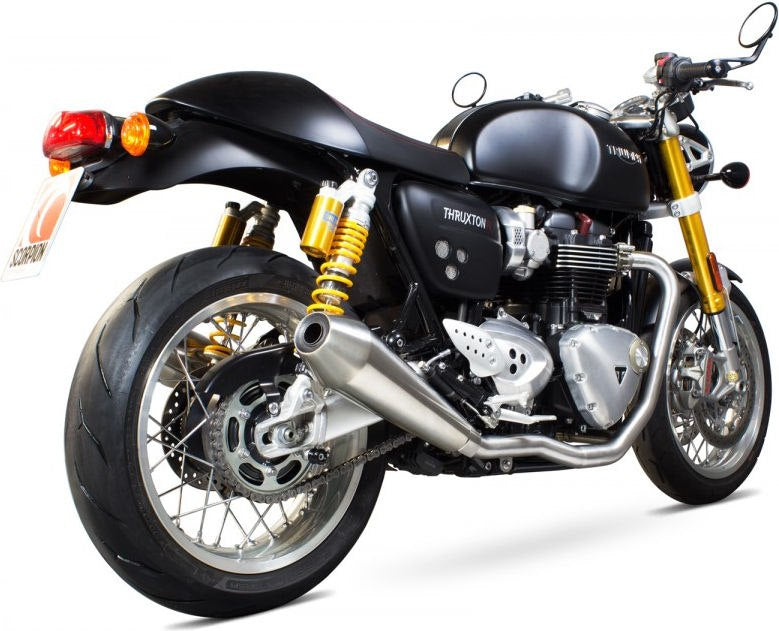 Scorpion / スコーピオンエキゾースト De-cat パイプリムーバルファクトリーキャタライザー Triumph Thruxton 1200 2016 - 2017 | TR86MA