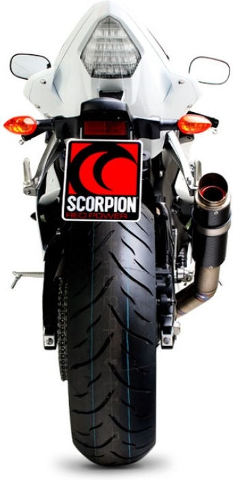 Scorpion / スコーピオンエキゾースト RP1-GP スリップオン カーボンファイバースリーブ eマーク Yamaha YZF R6 06-Current 2006 - 2017 | YA1000CEM