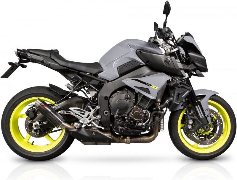 Scorpion / スコーピオンエキゾースト RP1-GP スリップオン カーボンファイバースリーブ eマーク Yamaha MT 10 2016 - 2018 | YA1003CEM