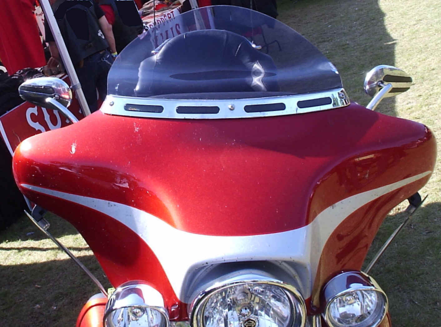 Secdem / セクデムウィン Windshield HARLEY-DAVIDSON TOURING 10 DEFLECT'R  Thickness 3 mm  Height 25 cm | BRHDD10IN