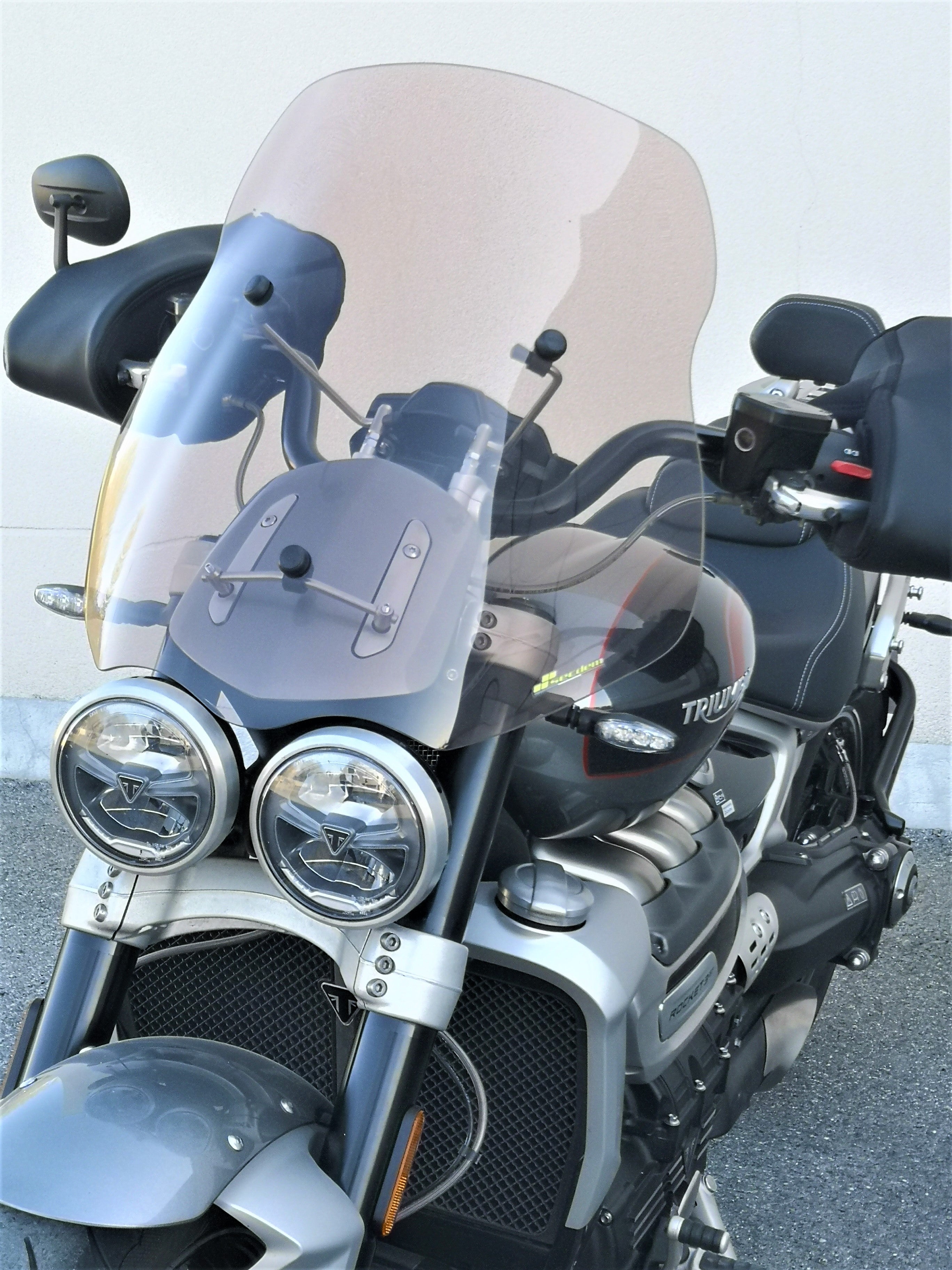 Secdem / セクデムウィン Windshield TRIUMPH ROCKET 3 GT R  Thickness 4 mm  Height 57 cm | BT036GTFG