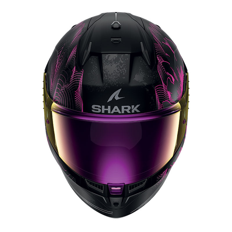 Shark / シャーク フルフェイスヘルメット D-Skwal 3 Mayfer マットブラック ヴィオレット アンスラサイト | HE0927EKVA