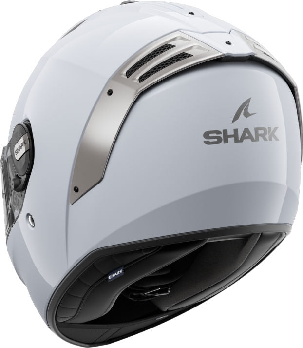 Shark / シャーク フルフェイスヘルメット SPARTAN RS BLANK ホワイト シルバー Glossy/W01 | HE8100W01