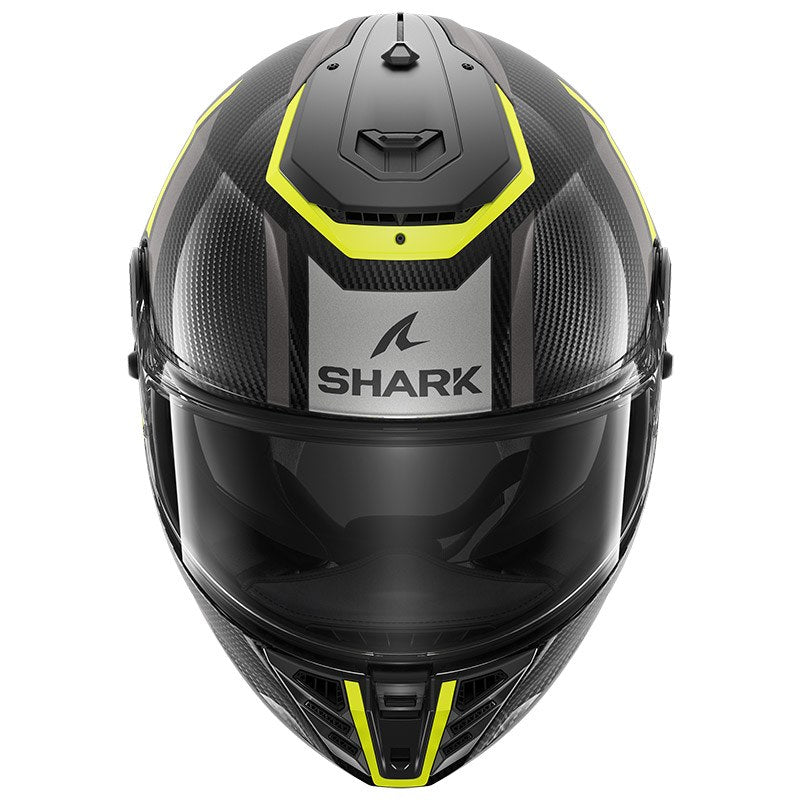 Shark / シャーク フルフェイスヘルメット Spartan RS Carbon Shawn カーボンイエローアンスラサイト | HE8155EDYA