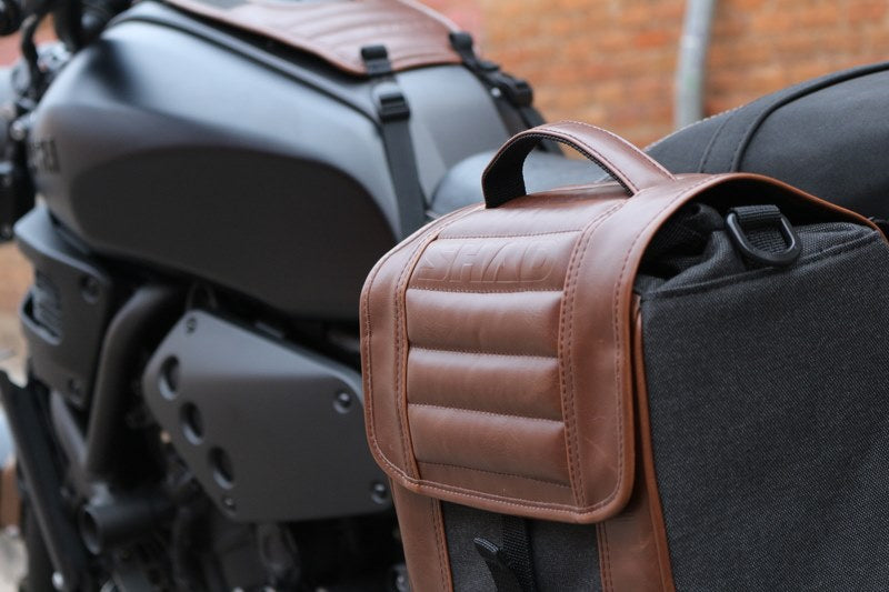 SHAD SR38 Cafe Racer Style Side Case Pannier 10L - Brown | 1062676