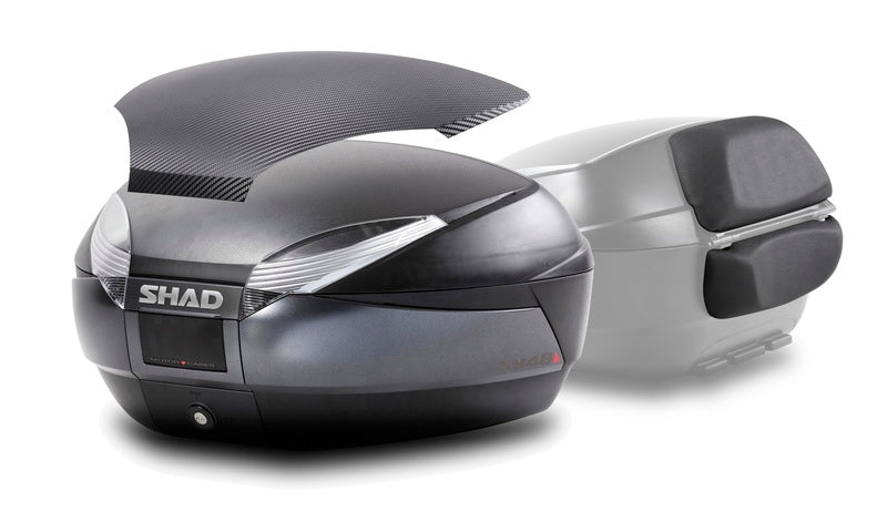 SHAD SH48 DG Top Case + Backrest Dark Grey | 1092081