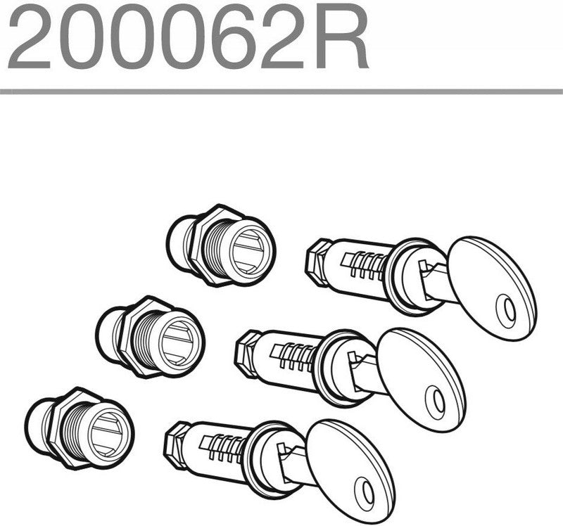 シャッド交換ロックとキー|200062R