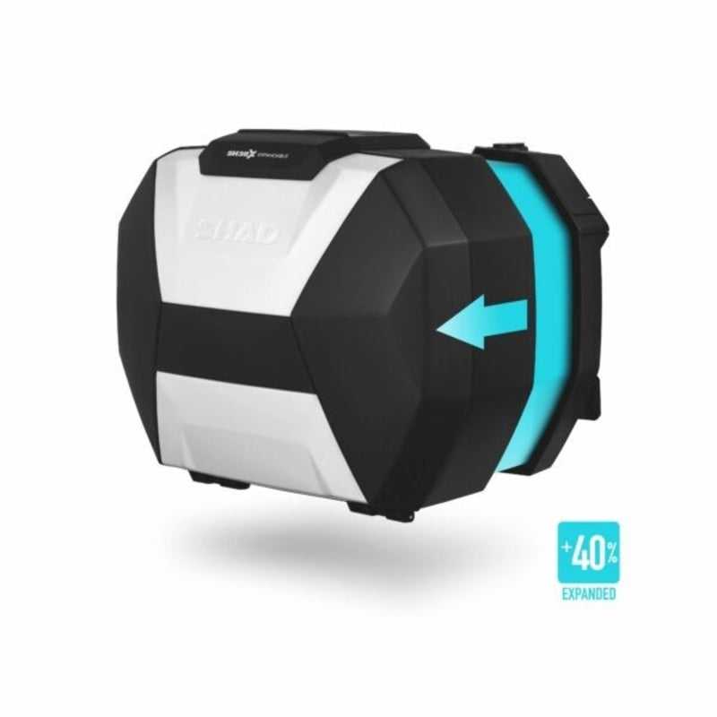 SHAD SH38X Aluminium Expandible Side Cases Set | D0B38200