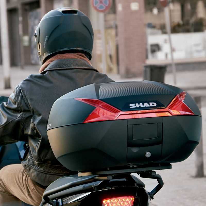 Shad / シャッド トップケース SH47 レッド | D0B47206