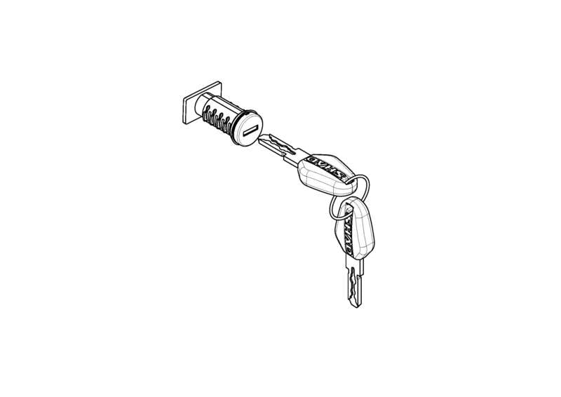 Shad / シャッド TR37/TR48 スペアロックシステム | D1TRBO1R
