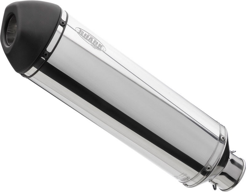 SHARK / シャークマフラー DSX-5 slip on exhaust (2-1)  Silver  Elliptical | 840457