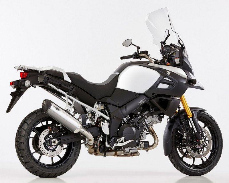 SHARK / シャークマフラー DSX-5 slip on exhaust (4-1)  Silver  Elliptical | 840482