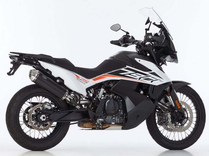 SHARK / シャークマフラー DSX-5 slip on exhaust (2-1)  Black  Elliptical | 841058