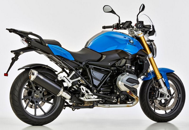 SHARK / シャークマフラー DSX-5 slip on exhaust (2-1)  Black  Elliptical | 841060