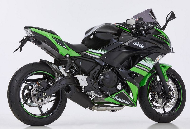 SHARK / シャークマフラー DSX-10 complete exhaust system (2-1)  Matt Black  Pentagonal/Conical | 842462