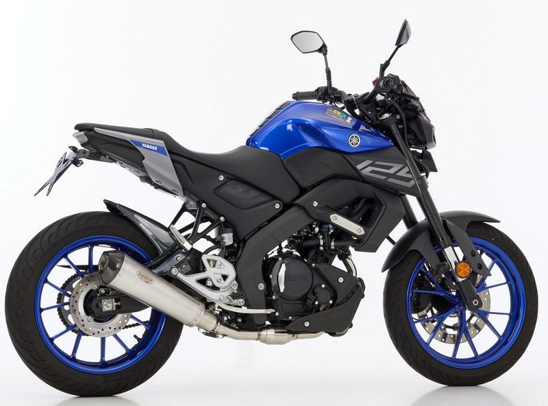 SHARK / シャークマフラー DSX-7 complete exhaust system (1-1)  Silver  Elliptical/Conical | 843036