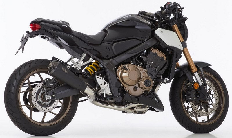 SHARK / シャークマフラー DSX-7 complete exhaust system (4-1) super short  Matt Black  Elliptical/Conical | 843181