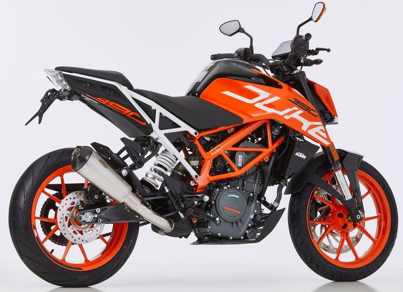 SHARK / シャークマフラー DSX-7 slip on exhaust (1-1) super short  Silver  Elliptical/Conical | 843305