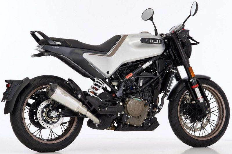 SHARK / シャークマフラー DSX-7 slip on exhaust (1-1) super short  Silver  Elliptical/Conical | 843305