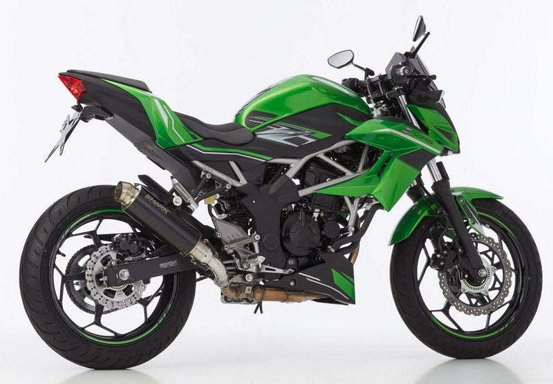 SHARK / シャークマフラー SRC 4 slip on exhaust (1-1) super short  Black  Round | 845072