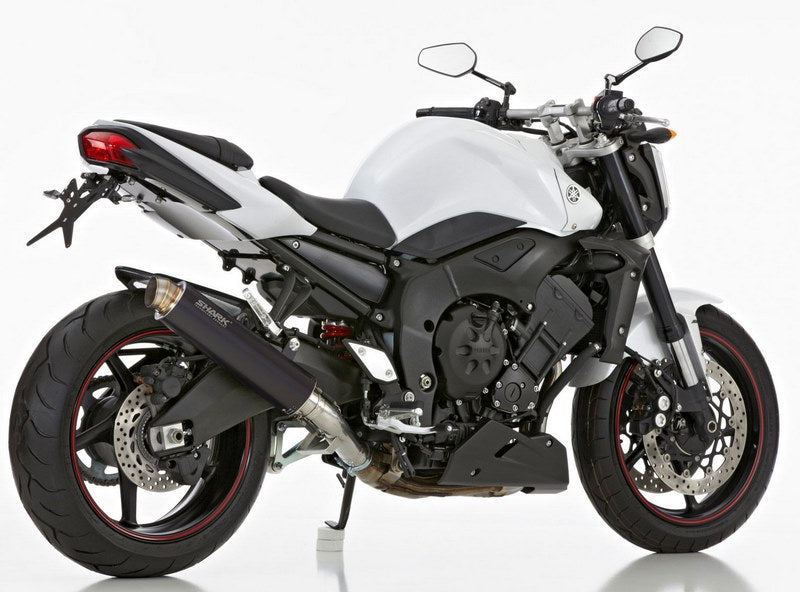 SHARK / シャークマフラー SRC 4 slip on exhaust (4-1)  Black  Round | 845137