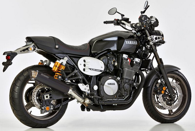 SHARK / シャークマフラー SRC 4 slip on exhaust (4-1)  Black  Round | 845140