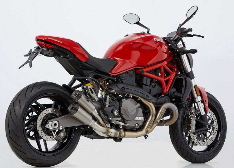 SHARK / シャークマフラー TRC-10 slip on exhaust (2-2)  Silver  Round/Conical | 860009