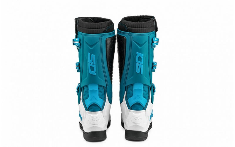 Sidi / シディ X-Power SC LEi ホワイト-Petrol-ライトブルー オフロードブーツ | 52394-212