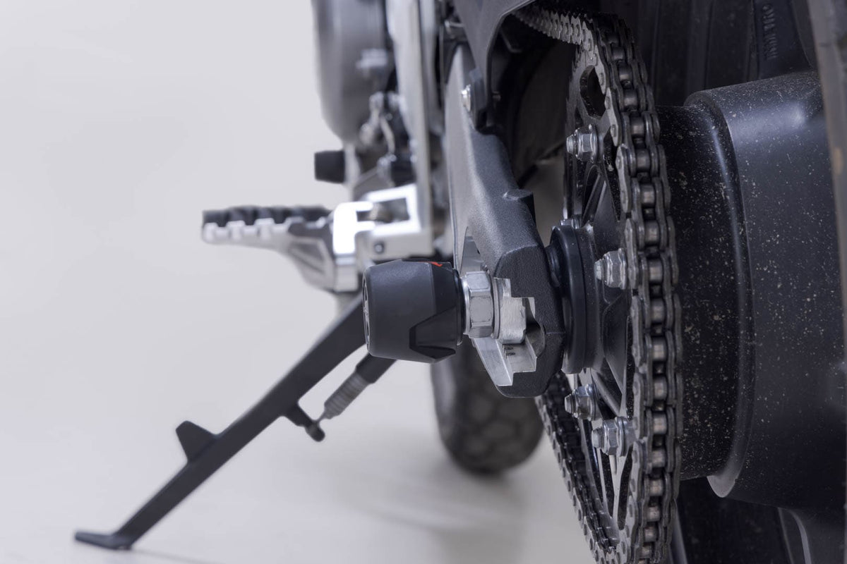 SW-MOTECH / SWモテック Sturzpad-Kit für Hinterachse Schwarz. BMW F 450 GS (25-). | STP.07.176.11600/B